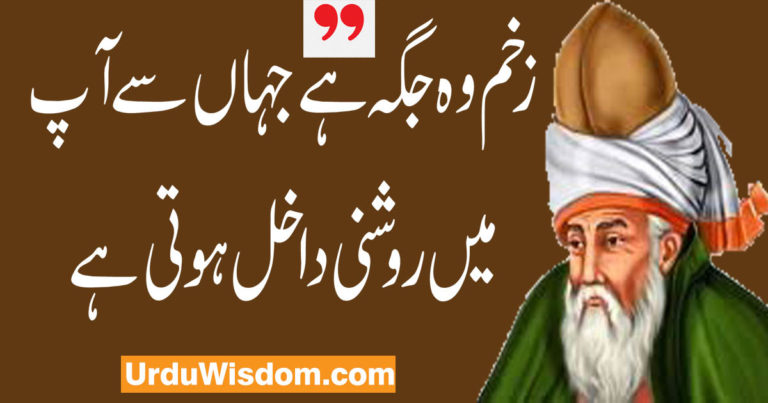 Top 100 Best Motivational Quotes in Urdu | Motivational Quotes in Urdu for success. 14 rumi quotes in urdu