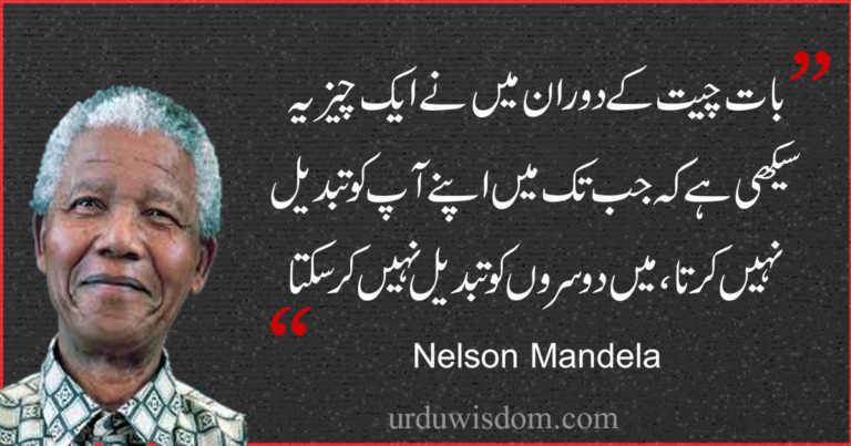 nelson mandela essay in urdu