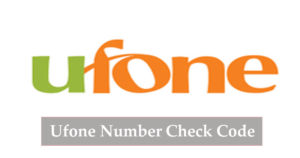 ufone number check code