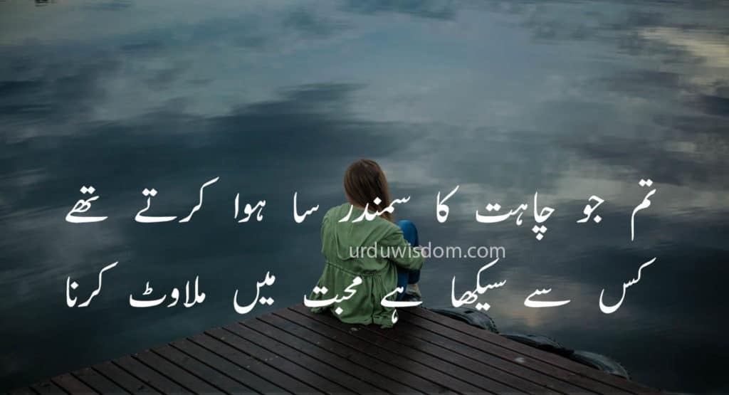 Best Sad Poetry In Urdu with Images 2023 | Sad Poetry in Urdu text 10 udaas poetry