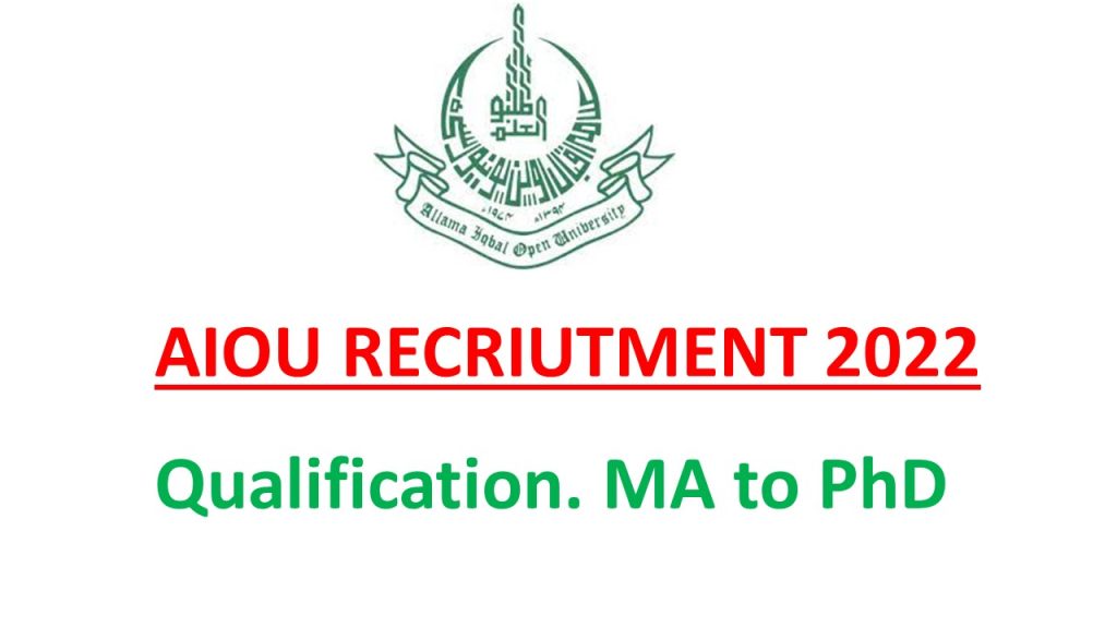 AIOU Jobs 2022 | Government Jobs 2022