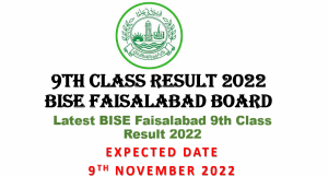 9th Class Result 2022 BISE Faisalabad Board