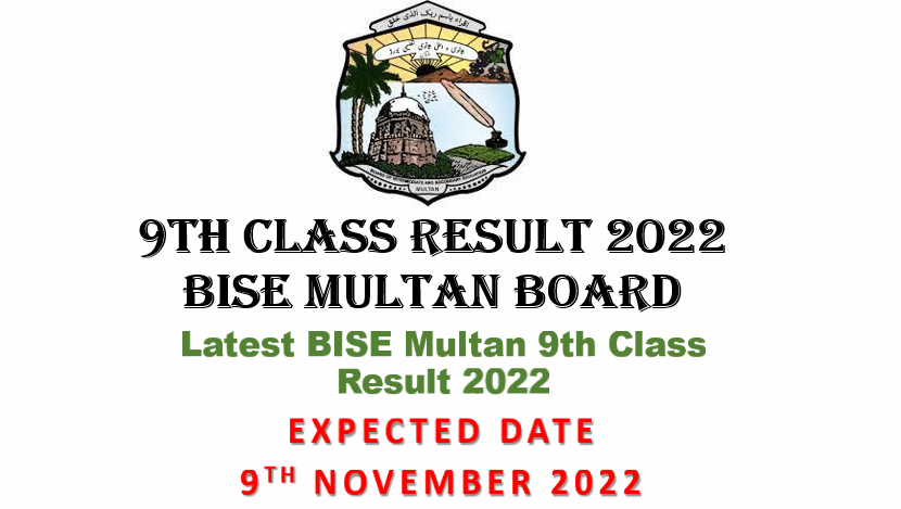 9th Class Result 2022 BISE Multan Board