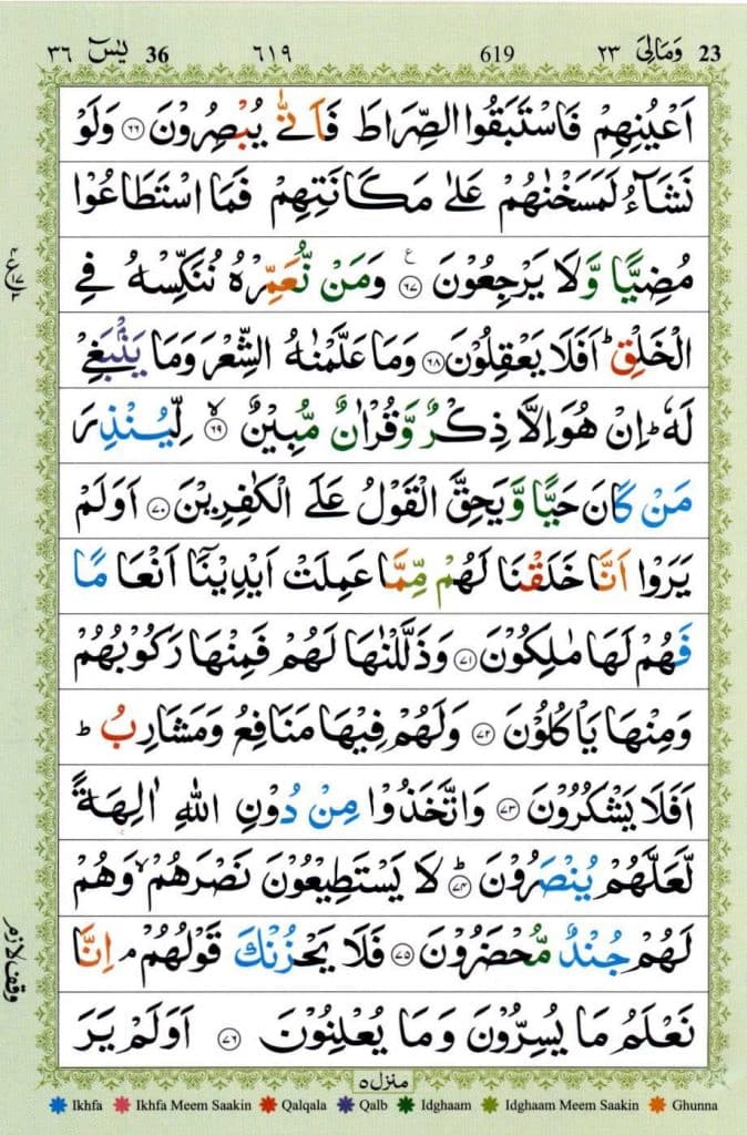 Surah Yaseen Read Online | Surah Yaseen PDF Arabic, English, Urdu سورۃ یس 7 Surah Yaseen English
