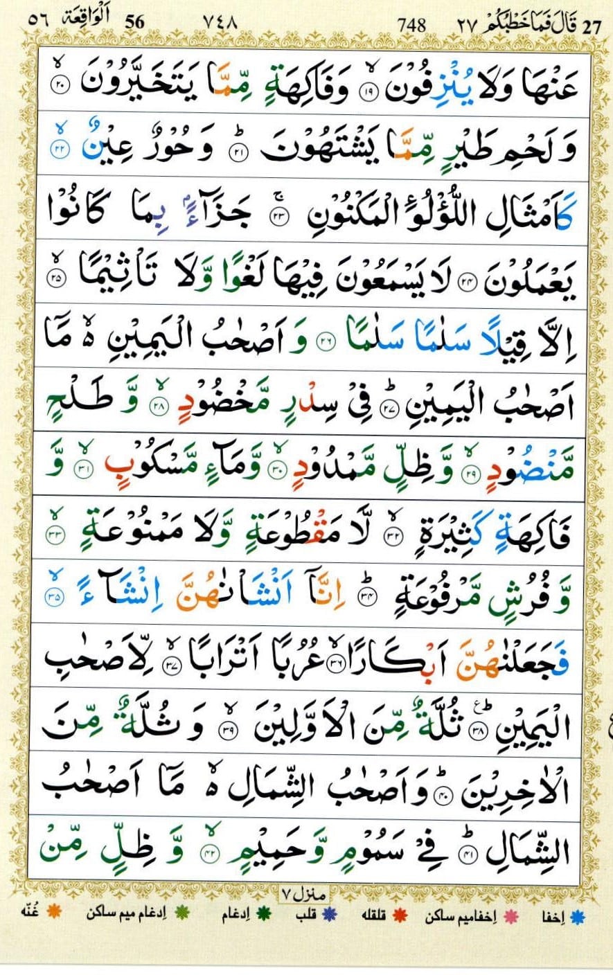 Surah Waqiah Pdf