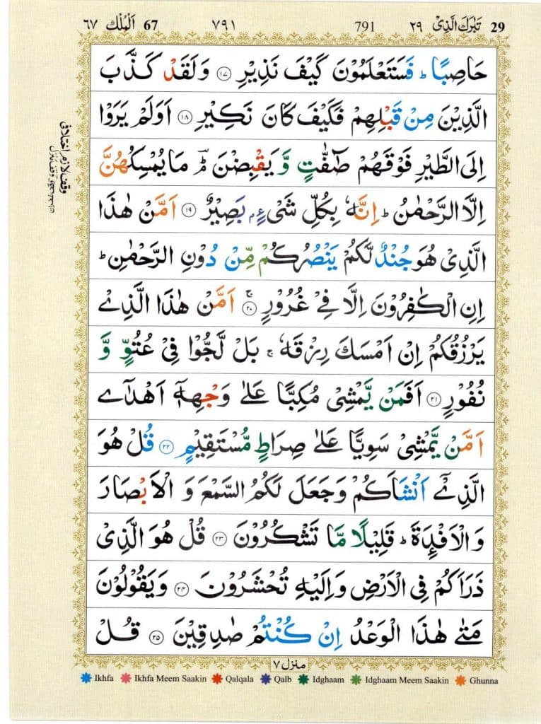 Surah Mulk with Urdu translation