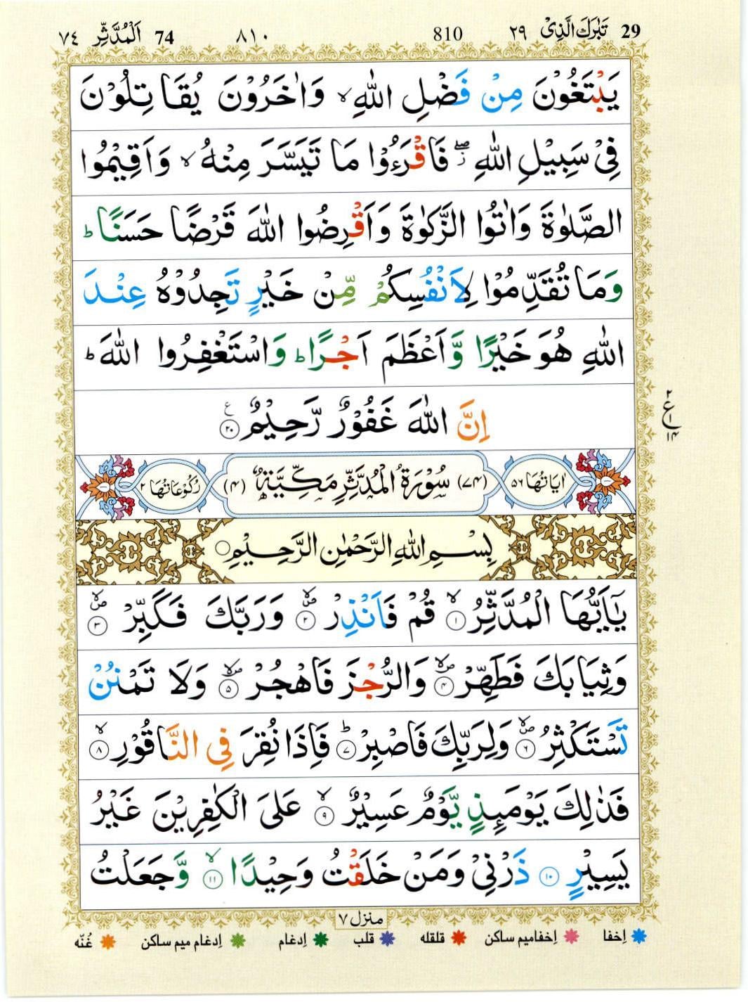 Surah Muzammil Read Online