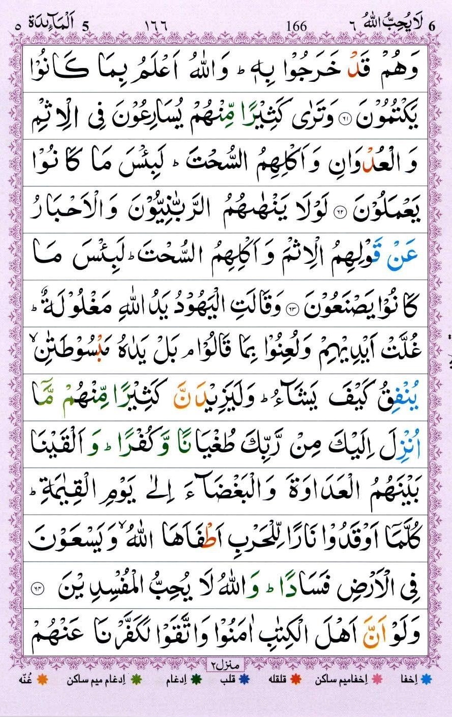 Surah Al Maidah in Arabic