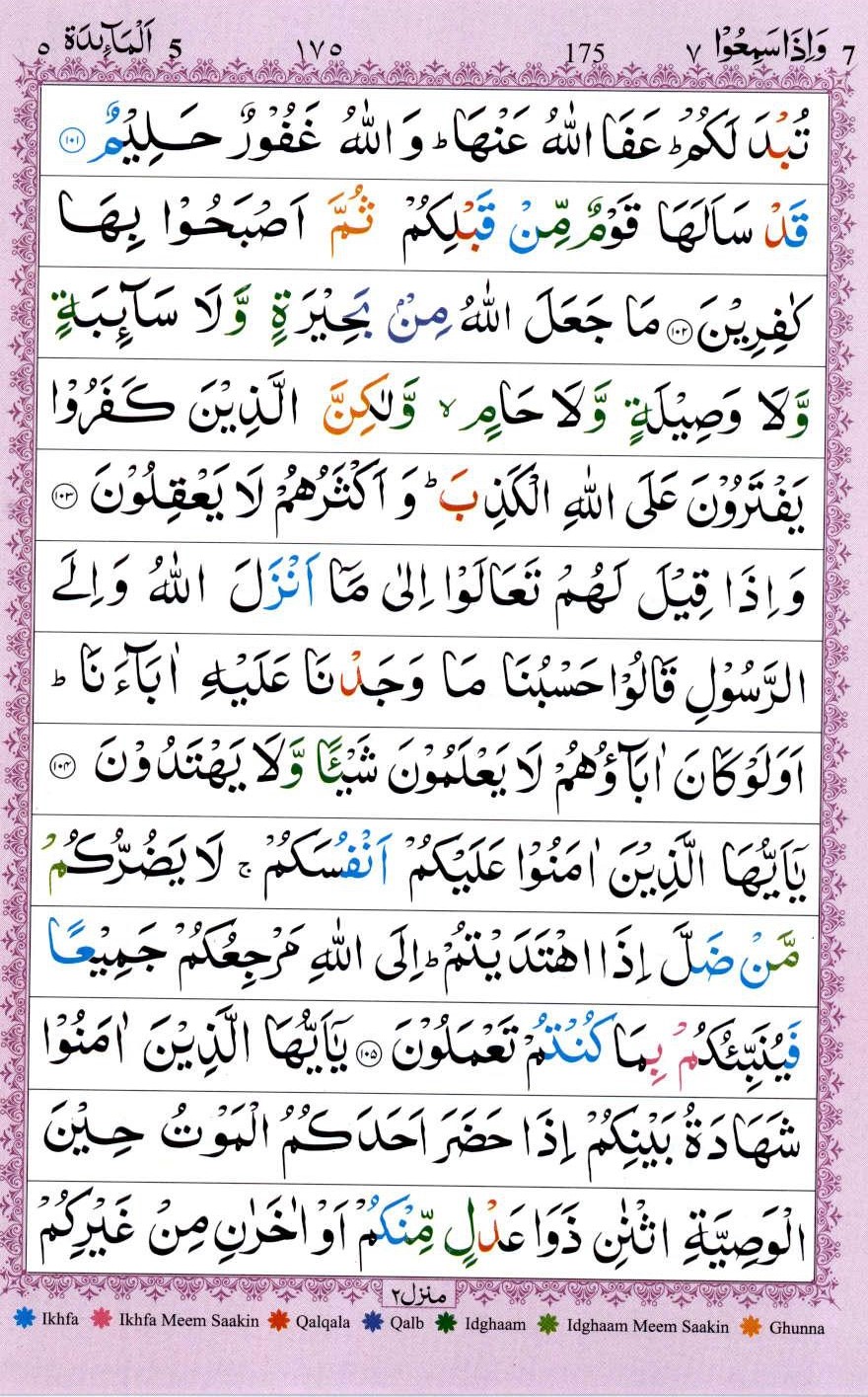 Surah Al Maidah