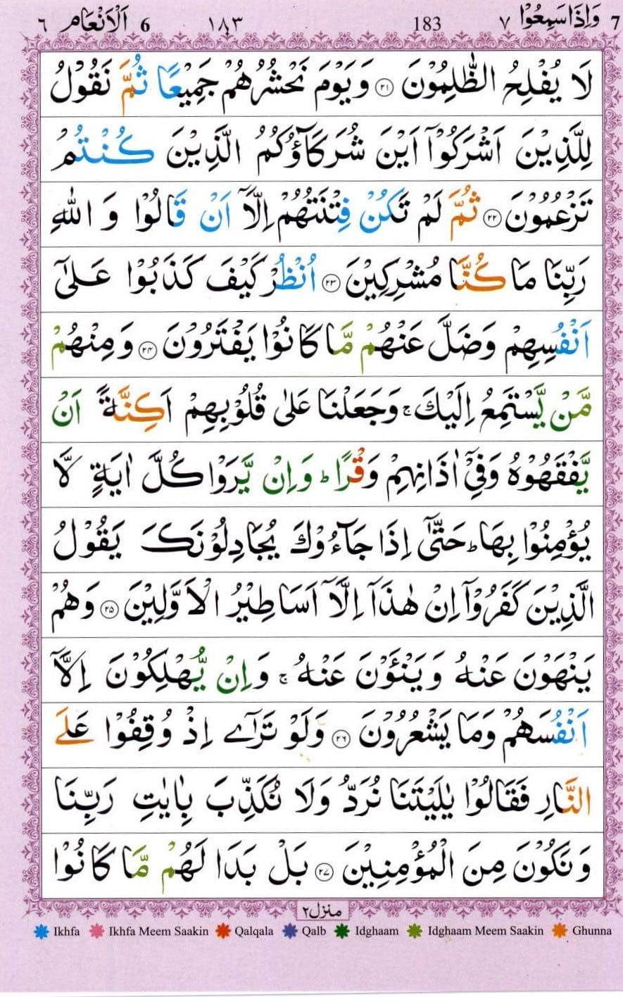 Surah Anaam Read Online | Surah Anaam PDF, 1