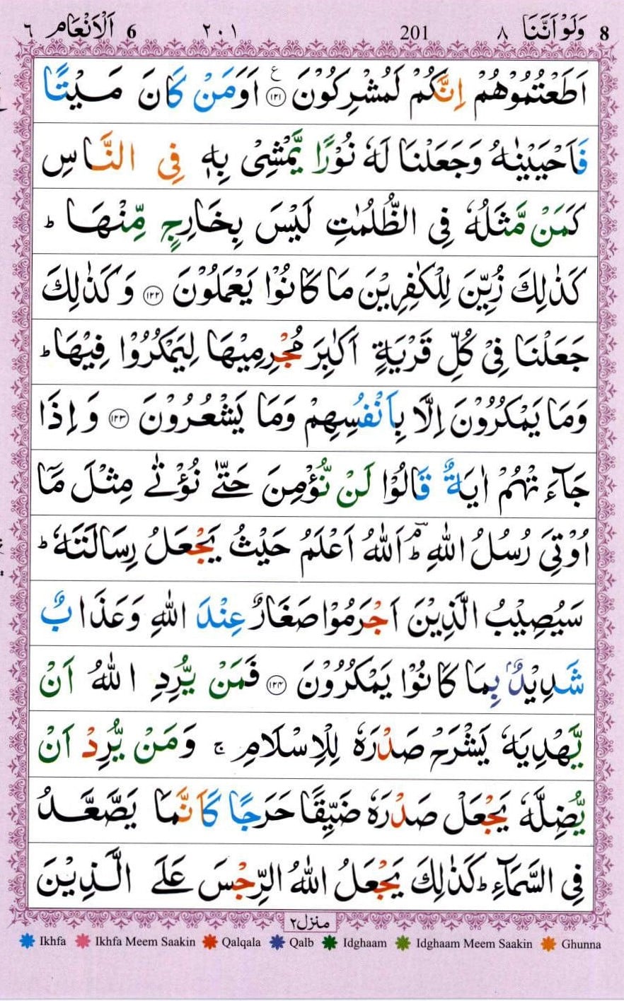 Surah Anaam Read Online | Surah Anaam PDF, 23 Surah Anaam translation