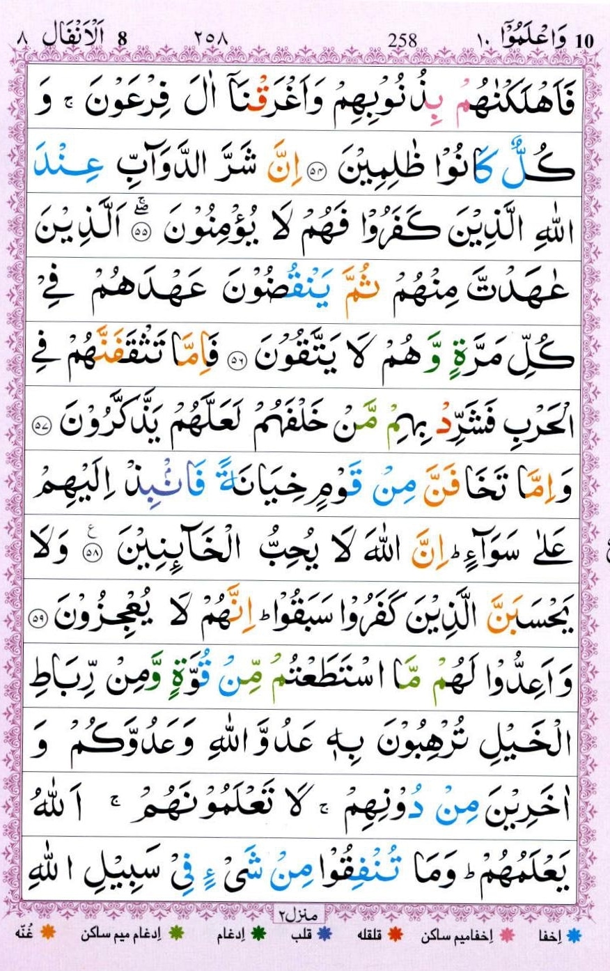 Surah Anfal pdf