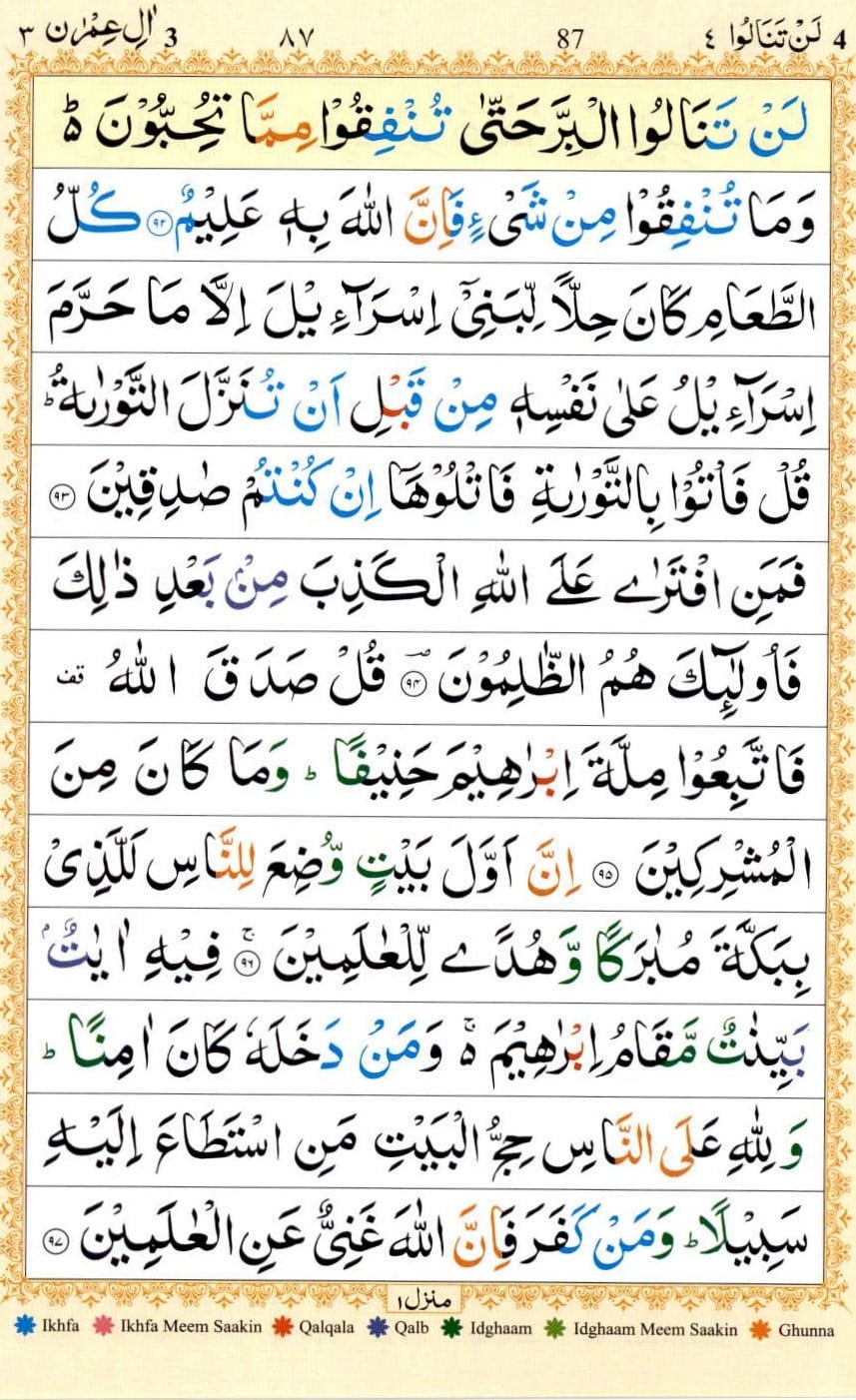 Surah Al Imran PDF