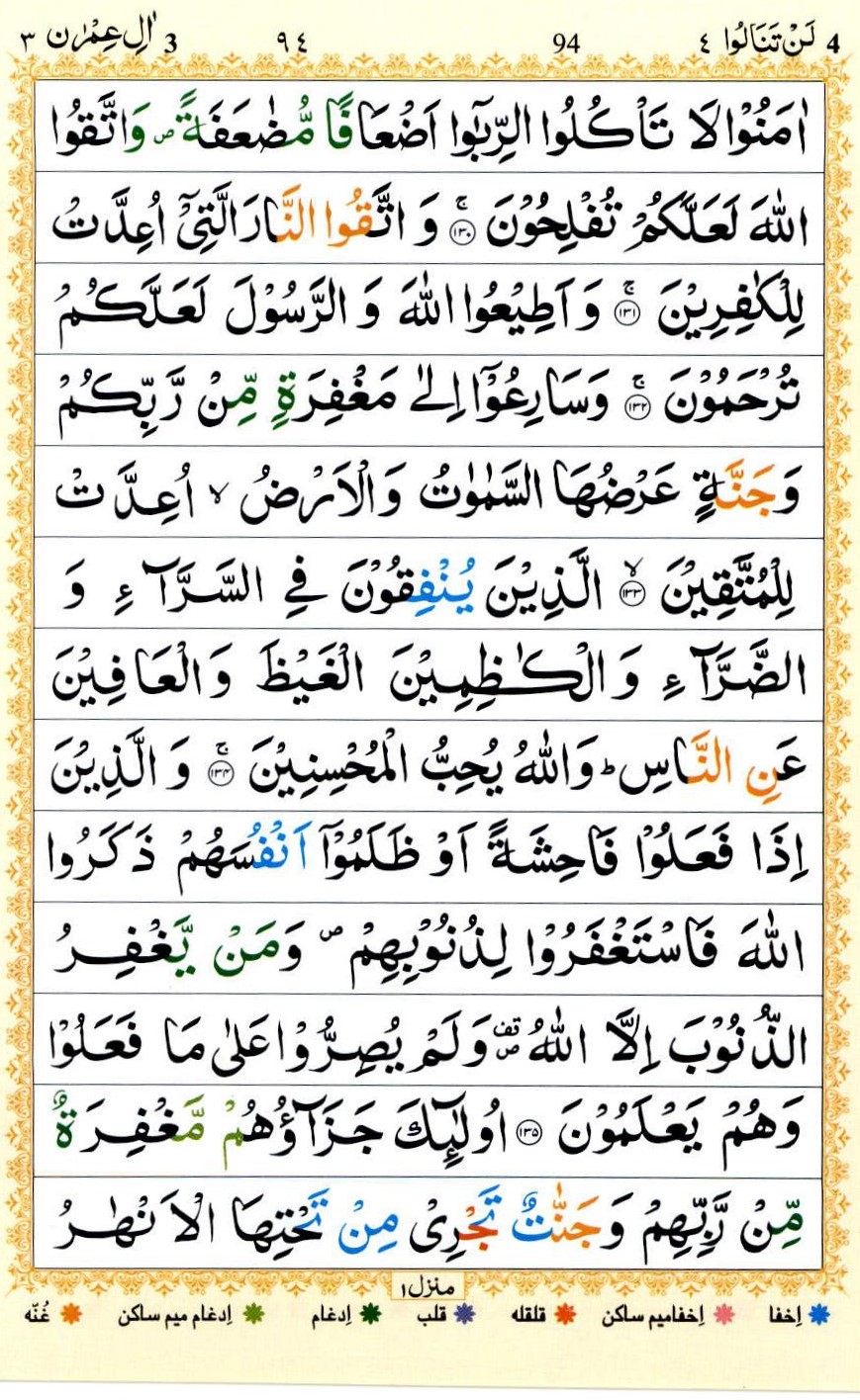 Surah Al Imran PDF