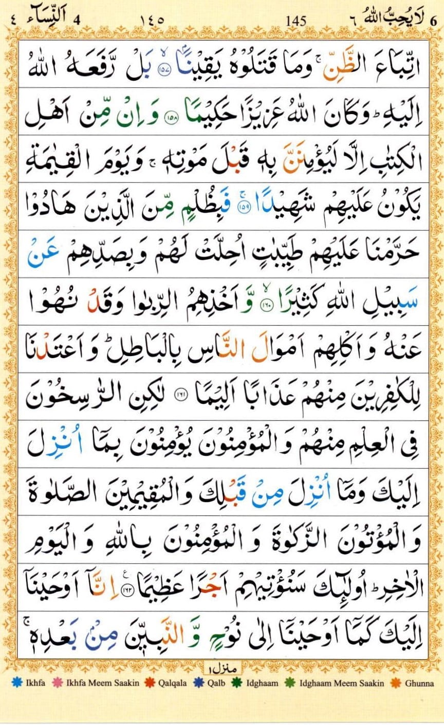 Surah Nisa Transliteration