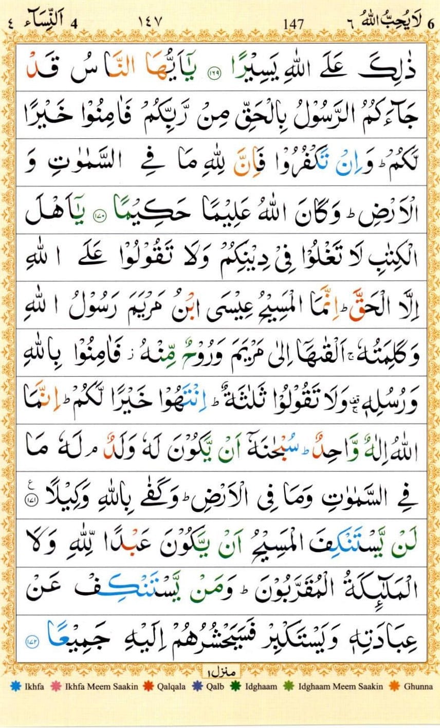 Surah Nisa Transliteration