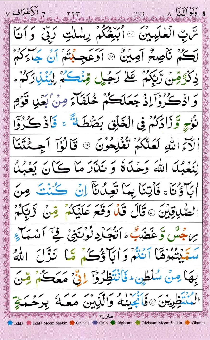 Surah Araf Pdf