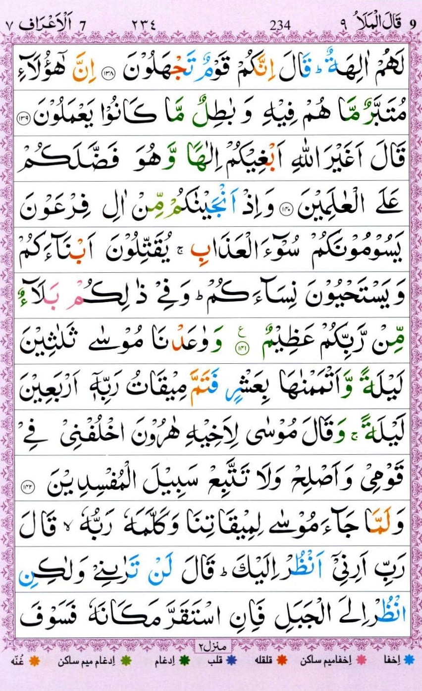 Surah Al Araf With Translation