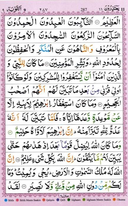 Ayat 116 of surah Taubah 