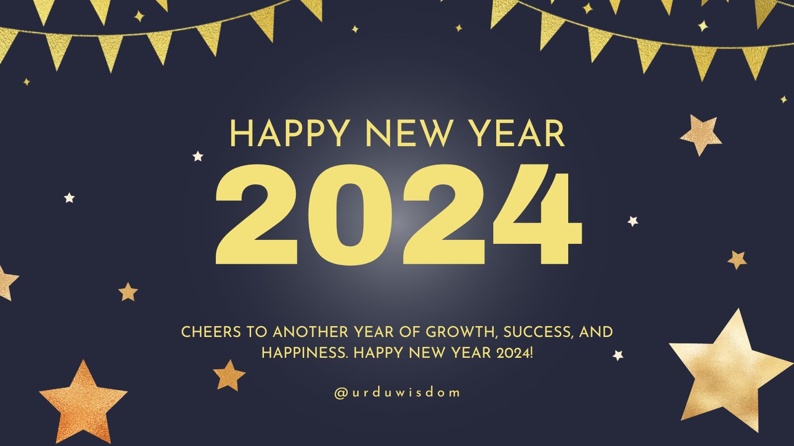 Celebrate Happy New Year 2024 Images, Wishes, GIFs & Quotes Urdu Wisdom