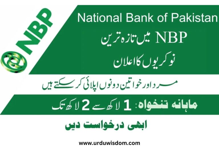 National Bank of Pakistan Jobs 2024 for Males and Females Fresh Graduates Online Apply