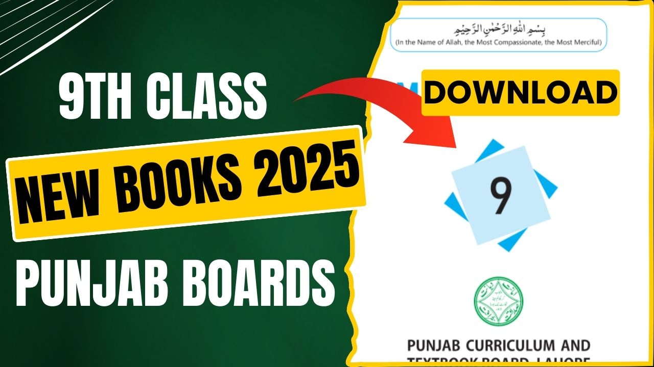 9th Class New Books 2025 Punjab Board